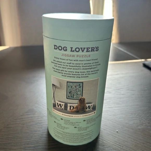 Dog Lovers Jigsaw Puzzle - Blue - Picture 4 of 6